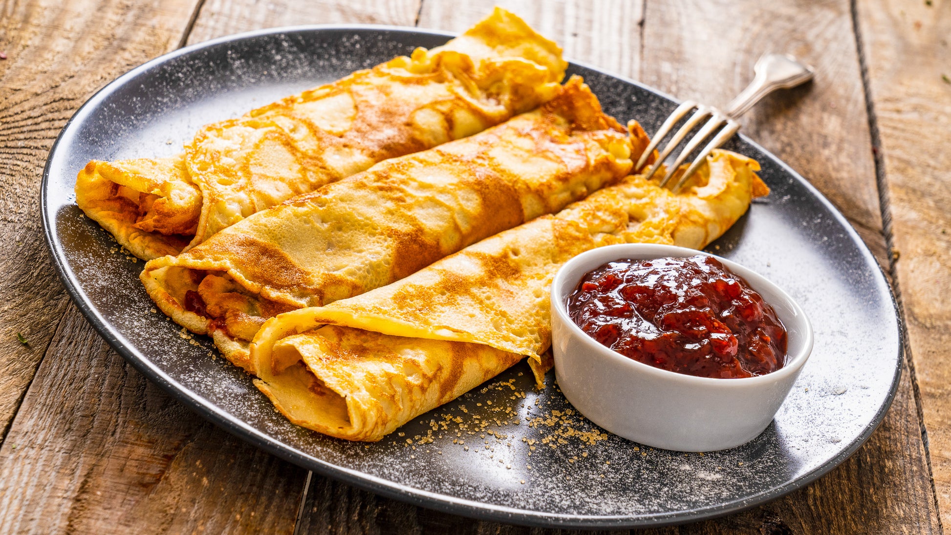 Cherry & Cheese Blintzes