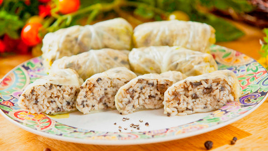 Stuffed Cabbage with Mushrooms